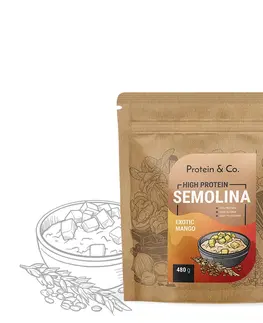 Zdravé potraviny Protein & Co. proteínová krupicová kaša 480 g Zvoľ príchuť: Cinnamon Roll
