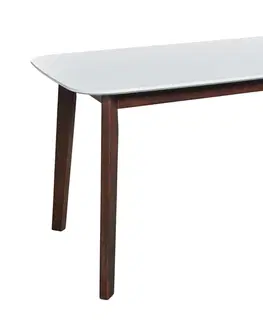 Jedálenské stoly NEEL 1370 jedálenský stôl, orech-biely