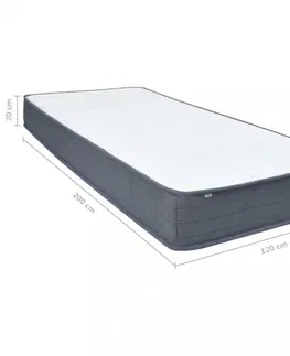 Matrace Boxspring Matrac na posteľ boxspring Dekorhome 120x200 cm