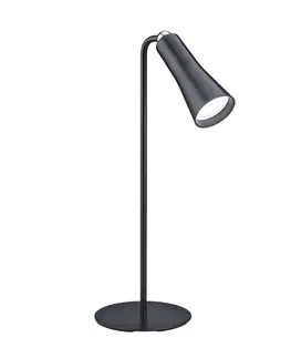 Stolove lampy Moderná stolná lampa čierna nabíjateľná 3-stupňová stmievateľná - Samuel