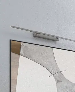 Osvetlenie obrazov Lucande Lucande Alexis obrazové LED svetlo, 118 cm nikel