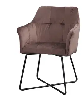 Stoličky - moderné LuxD Dizajnové kreslo Giuliana cappuccino