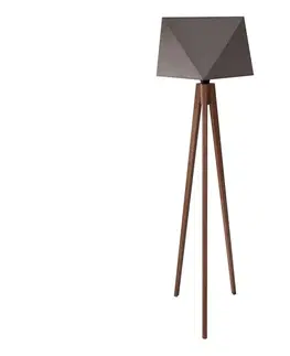 Lampy  Stojacia lampa BAKARO 1xE27/60W/230V dub šedá 