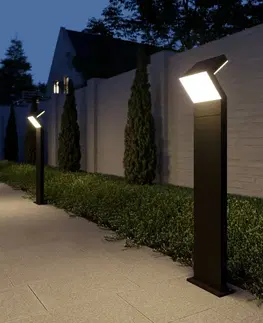 Osvetlenie príjazdovej cesty Arcchio Arcchio Havin chodníkové LED svietidlo, tmavosivé