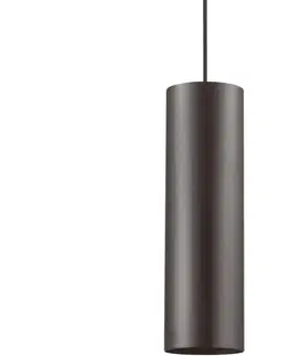 Svietidlá Ideal Lux Ideal Lux - LED Luster na lanku LOOK 1xGU10/10W/230V čierna 