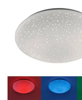 Svietidlá Leuchten Direkt Leuchten Direkt 14242-16 - LED RGB Stmievateľné  svietidlo SKYLER LED/18W/230V + DO 