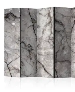 Paravány Paraván Grey Marble Dekorhome 225x172 cm (5-dielny)