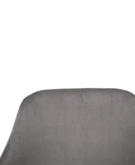 Stoličky Jedálenské kreslo, svetlosivá/čierna, TANDEL