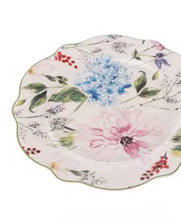 Taniere Porcelánový dezertný tanier Flower Garden, 19,2 cm