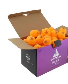 Pingpongové loptičky Loptičky na stolný tenis JOOLA Magic ABS 72 ks - oranžové