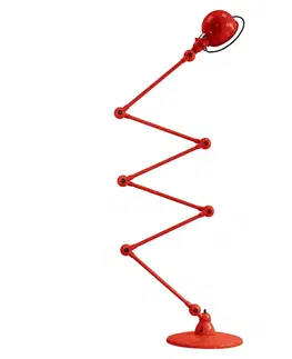 Stojacie lampy Jieldé Jieldé Loft D9406 stojaca lampa 6x40 cm, červená