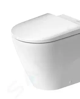 Kúpeľňa DURAVIT - D-Neo Stojace WC, zadný odpad, Rimless, biela 2003090000