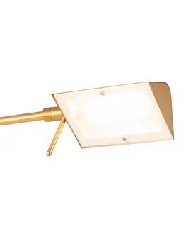 Nastenne lampy Dizajnové nástenné svietidlo bronzové vrátane LED stmievateľné - Notia