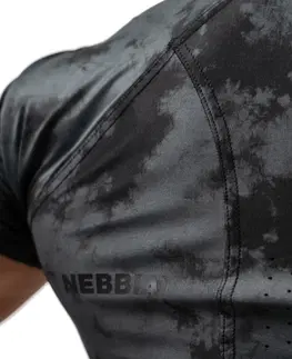 Pánske tričká Pánske kompresné tričko Nebbia FUNCTION 340 Black - XXL