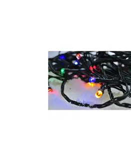 Vianočné osvetlenie   LED vonkajšie vianočné reťaz 500 LED 50m prívod 5m 8 funkcií časovač IP44 viacfarebný 1V05-M