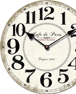 Hodiny Nástenné hodiny Cafe de Paris, FAL6292 60cm