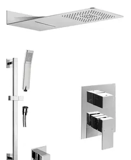 Kúpeľňa SAPHO - LATUS podomietková sprchová súprava s pákovou batériou, 3 výstupy, chróm 1102-44-01