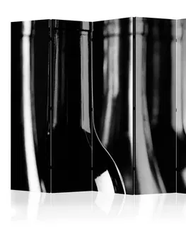 Paravány Paraván Wine Bottles Dekorhome 225x172 cm (5-dielny)