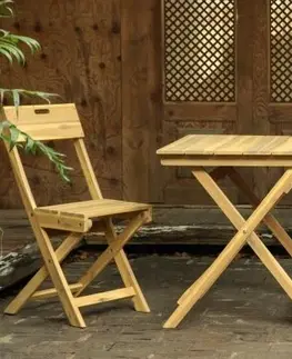 Záhradné drevené zostavy ArtRoja Skladací záhradný set FILAX