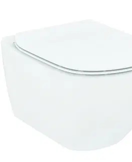 Záchody IDEAL STANDARD - Tesi Závesné WC s doskou SoftClose, Rimless, biela T355101