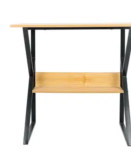 PC a herné stoly Pracovný stôl s policou TARCAL Tempo Kondela 80x40 cm