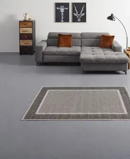 Hladko tkané koberce Plocho tkaný koberec Country Grau 3,š/d.: 200/250cm
