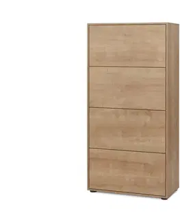 Bookcases & Standing Shelves Regálový modul »Flemming«, so zásuvkami a výklopnou doskou, cca 75 x 150 cm, dubový dekor