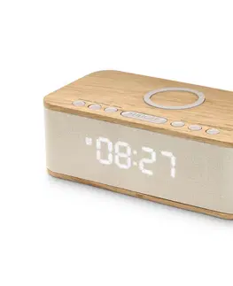 Alarm Clocks Budík s funkciou bezdrôtového nabíjania a s Bluetooth®