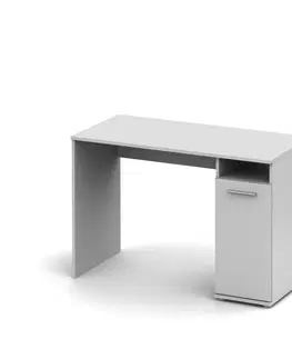 Písacie a pracovné stoly KONDELA Noko-Singa 21 pc stolík biela