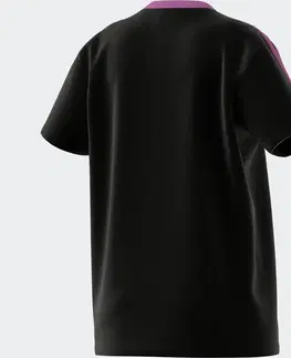 fitnes Dámske tričko na fitness čierno-fialové