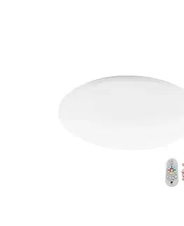 Svietidlá Eglo Eglo 33221 - LED RGBW Stmievateľné stropné svietidlo TOTARI LED/34W/230V + DO 
