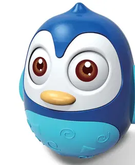 Zvukové a svietiace hračky BAYO - Kývajúca sa hračka tučniak blue