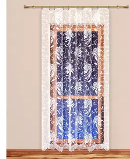 Závesy 4Home Záclona Pivonky, 200 x 250 cm
