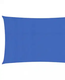 Stínící textilie Tieniaca plachta obdĺžniková HDPE 2,5 x 3,5 m Dekorhome Modrá