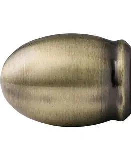 Príslušenstvo k roletám a garnižiam Ukončenie kovové 19mm Aida antické zlato (2ks)