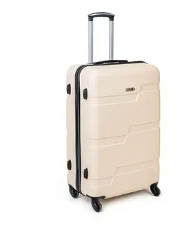 Batohy Pretty UP 3-dielna sada cestovných kufrov ABS25, slonovinová