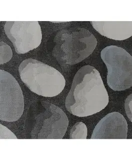 Koberce a koberčeky Koberec, hnedá/sivá/vzor kamene, 133x190, MENGA