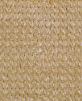 Stínící textilie Plachta proti slnku z HDPE obdĺžniková 2 x 4 m Béžová