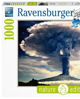 Hračky puzzle RAVENSBURGER - Sopka Etna 1000 dielikov