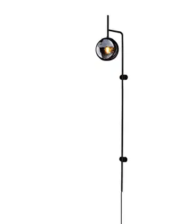 Nástenné svietidlá By Rydéns By Rydéns Boyle nástenné svetlo s káblom, 135 cm