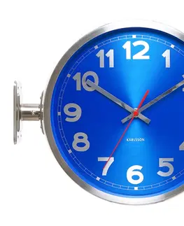 Hodiny Dizajnové nástenné hodiny 5503BL Karlsson 31cm