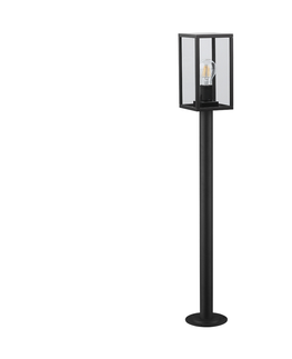 Záhradné lampy Prezent Prezent  - Vonkajšia lampa LOARA 1xE27/60W/230V IP54 čierna 