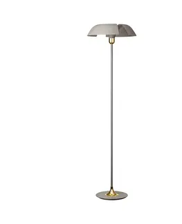 Stojacie lampy AYTM AYTM Cycnus stojacia lampa, sivohnedá, železo, výška 160 cm, E27