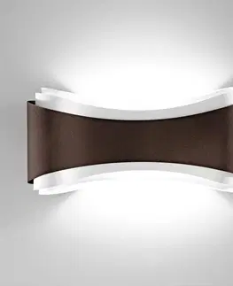 Nástenné svietidlá Selène Nástenné LED svietidlo Ionica z ocele, bronz