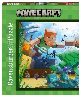 Hračky puzzle RAVENSBURGER - Minecraft 1000 dielikov