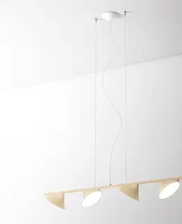 Závesné svietidlá Axo Light Axolight Orchid závesné LED svietidlo 4-pl. piesok