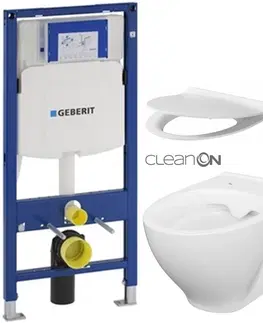 Kúpeľňa GEBERIT Duofix bez tlačidla + WC CERSANIT CLEANON MODUO + SEDADLO 111.300.00.5 MO1