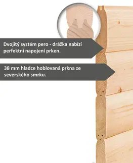 Vnútorné Interiérová fínska sauna AMALIA 1 Lanitplast