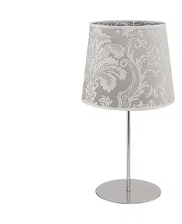 Lampy   - Stolná lampa SOPRANO 1xE27/40W/230V strieborná 
