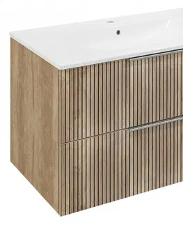 Kúpeľňa SAPHO - CIRASA umývadlová skrinka 79,8x52x46cm, dub alabama strip CR801-2322